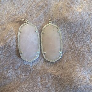 Kendra Scott Danielle Drop Earring - Silver-Quartz